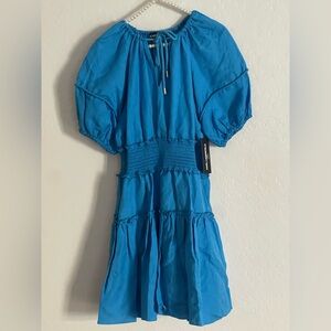 Karl Lagerfeld Vibrant Blue Kids Casual Dress